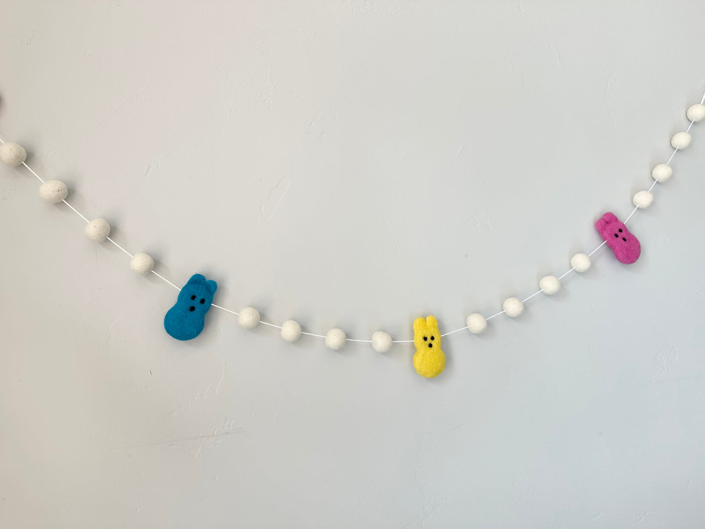 Bright White Bunny Garland