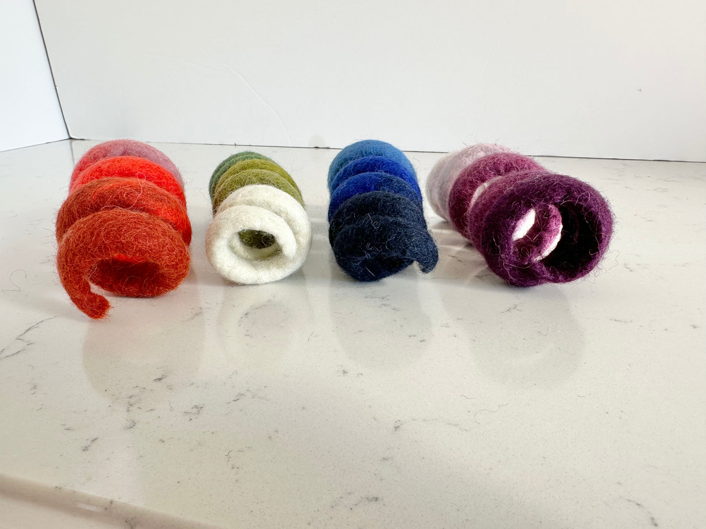 Wool Spiral Kicker Toy