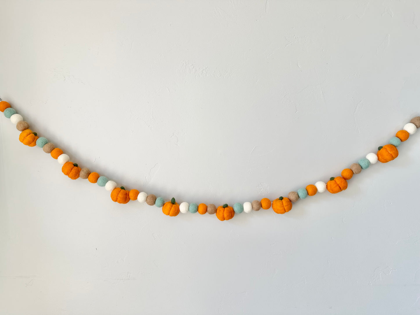 Light Orange Pumpkin Garland