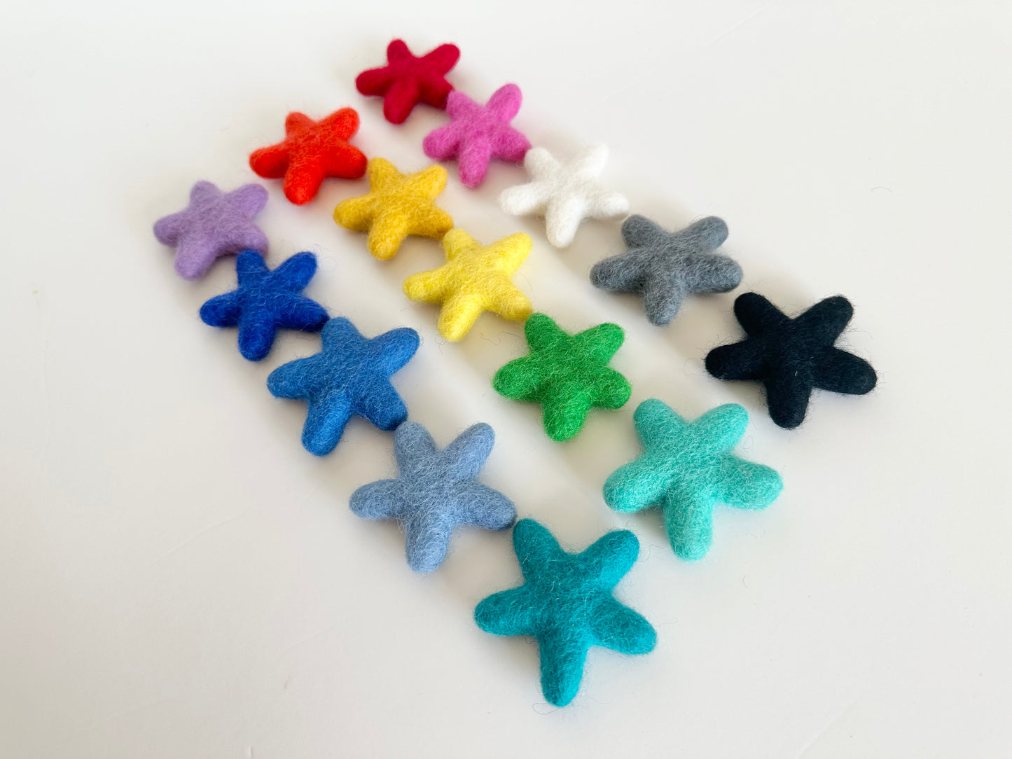 Felted Stars
