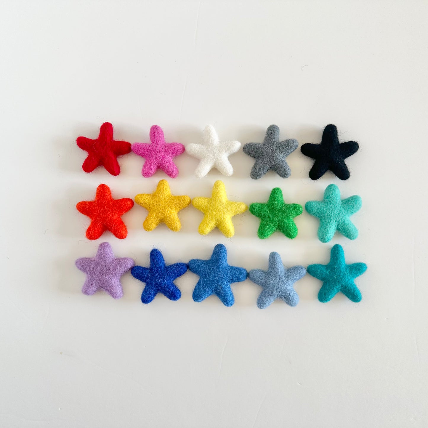 Felted Stars