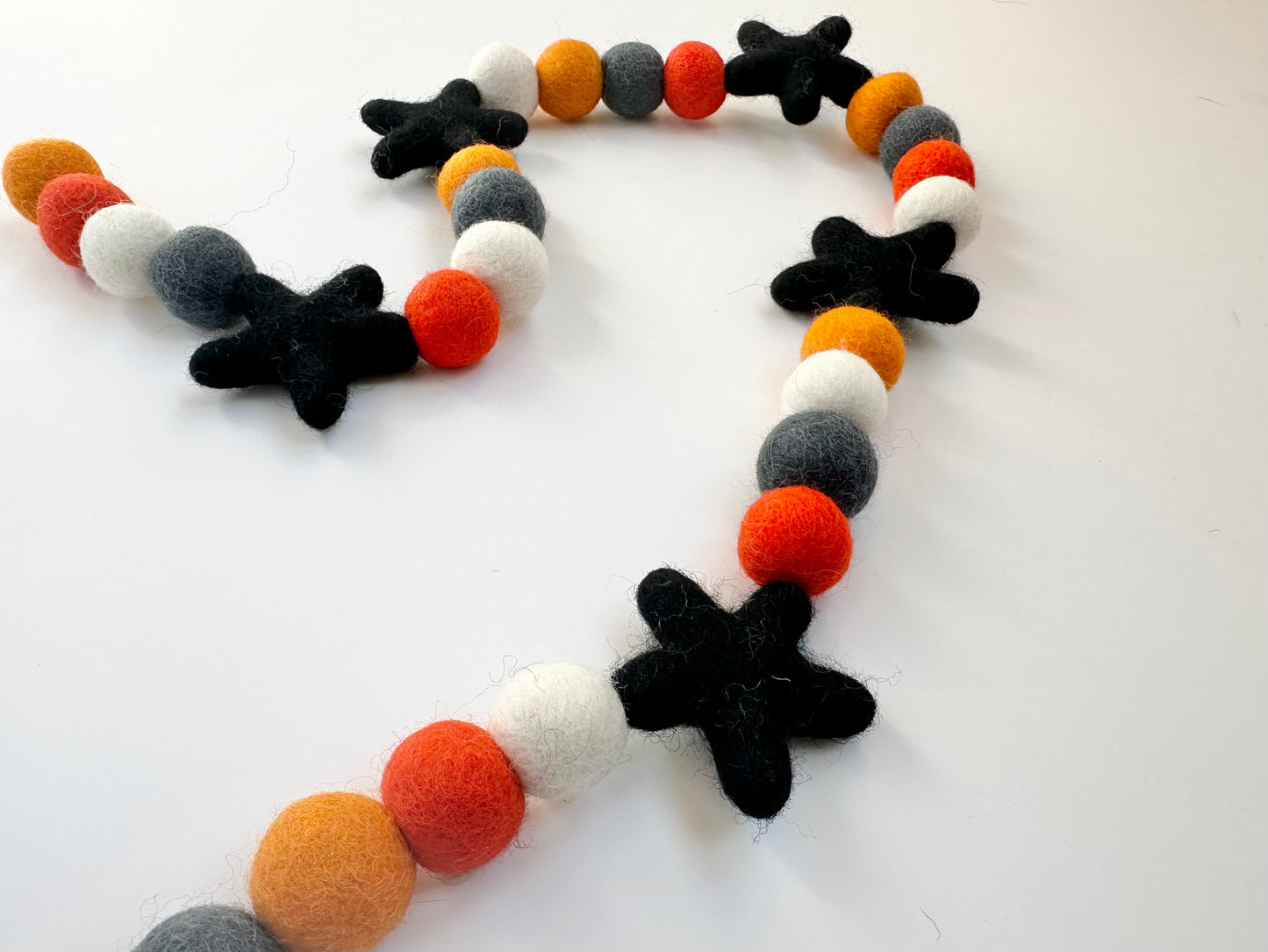 Halloween Black Star Garland