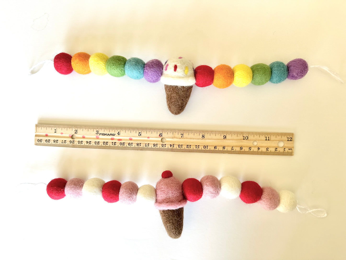 Cherry Ice Cream Curtain Ties