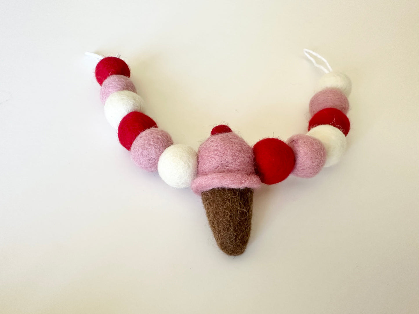 Cherry Ice Cream Curtain Ties