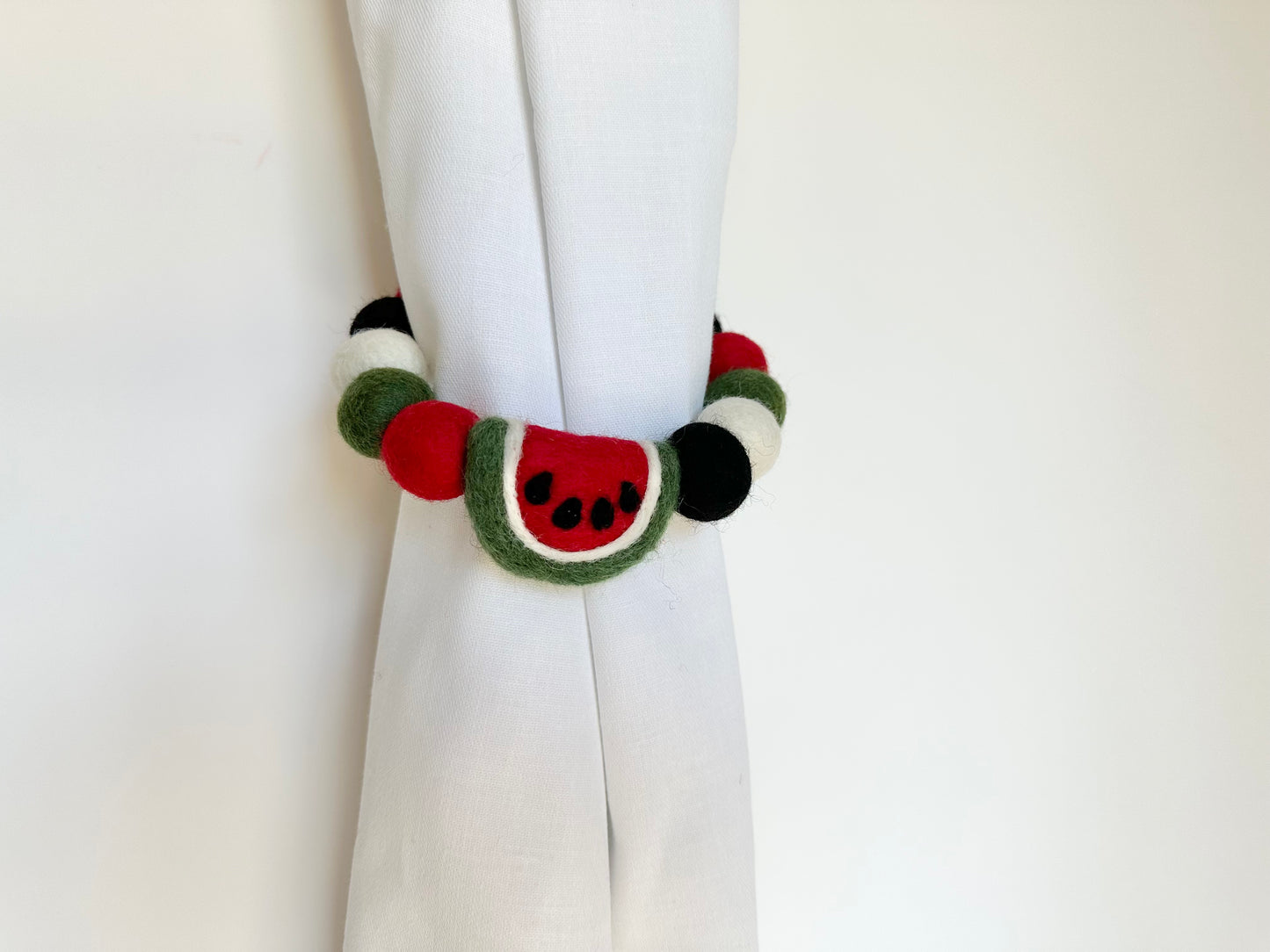 Red Watermelon Curtain Tie Backs