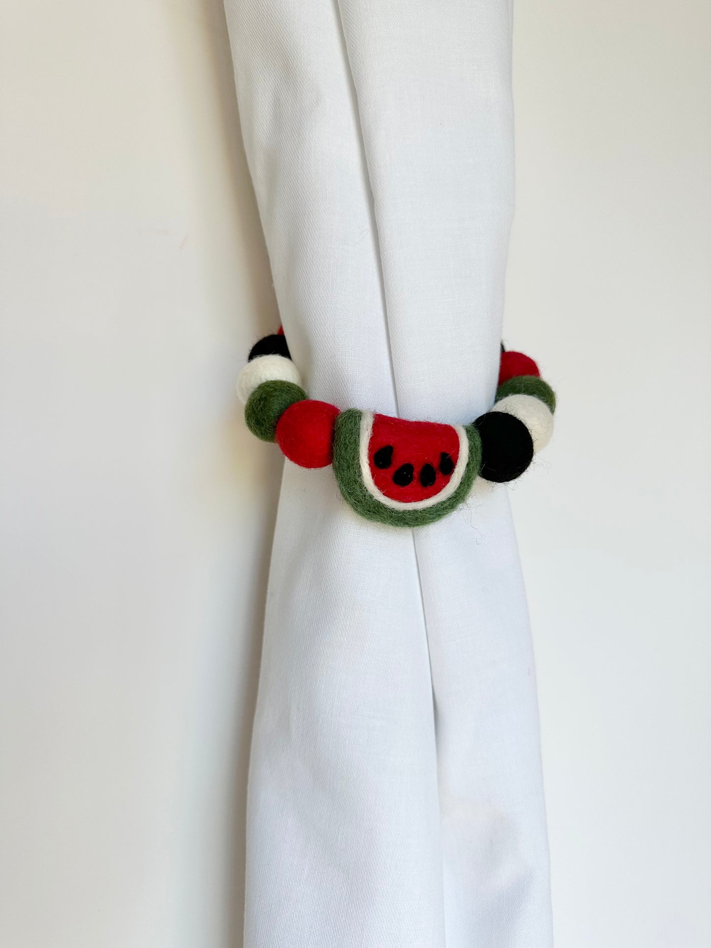 Red Watermelon Curtain Tie Backs