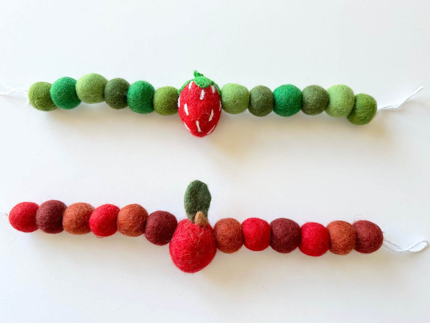 Red Strawberry Curtain Ties