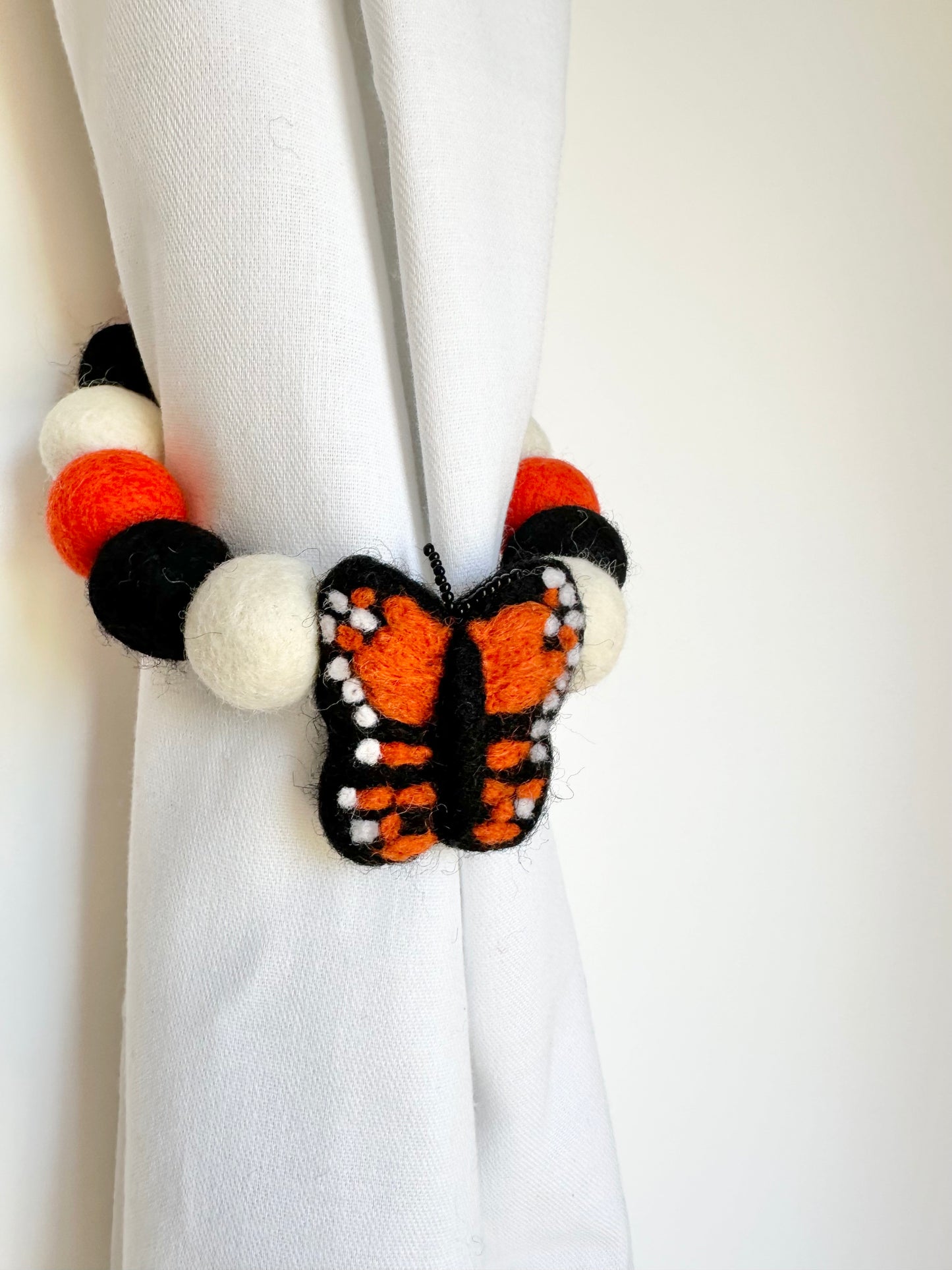 Monarch Butterfly Curtain Ties