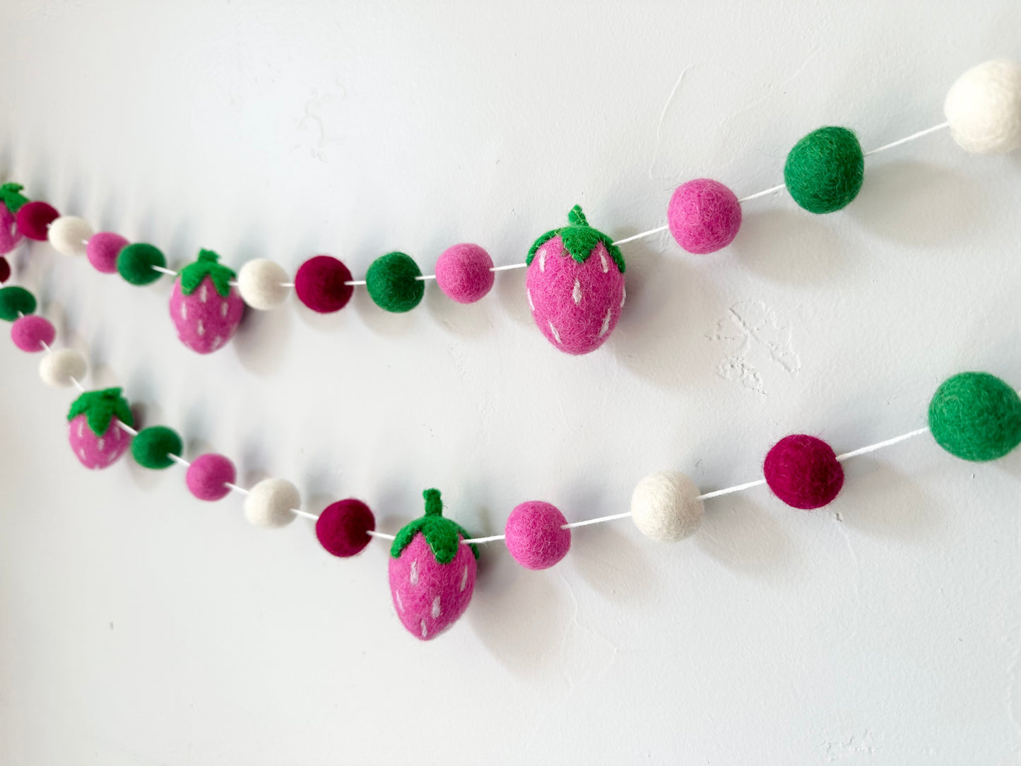 Fuchsia Strawberry Garland
