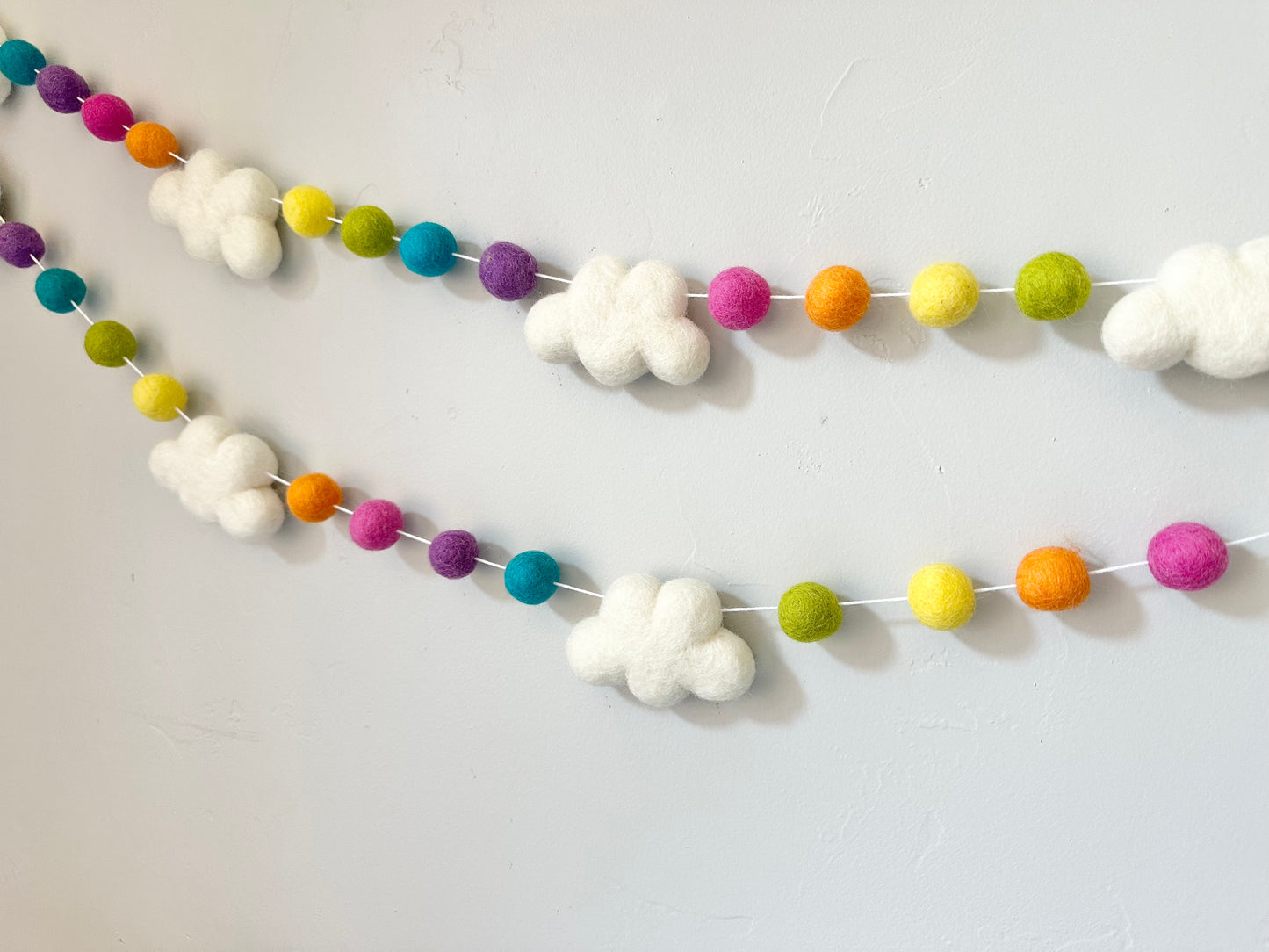 Rainbow Cloud Garland