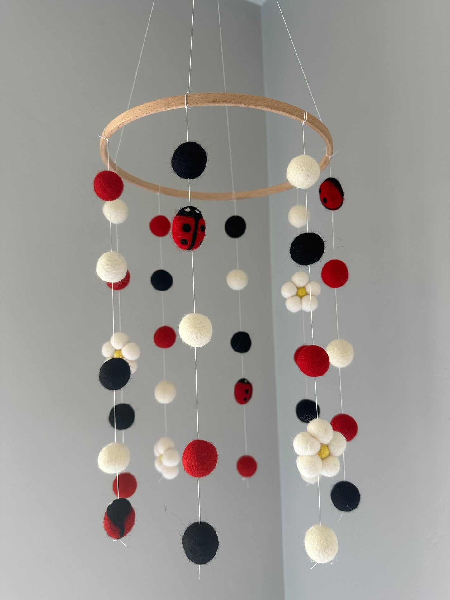 Daisy & Lady Bug Ceiling Mobile
