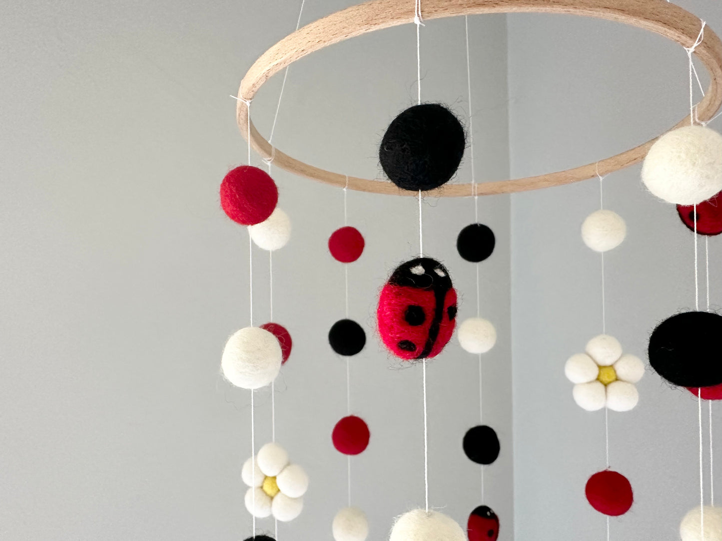 Daisy & Lady Bug Ceiling Mobile