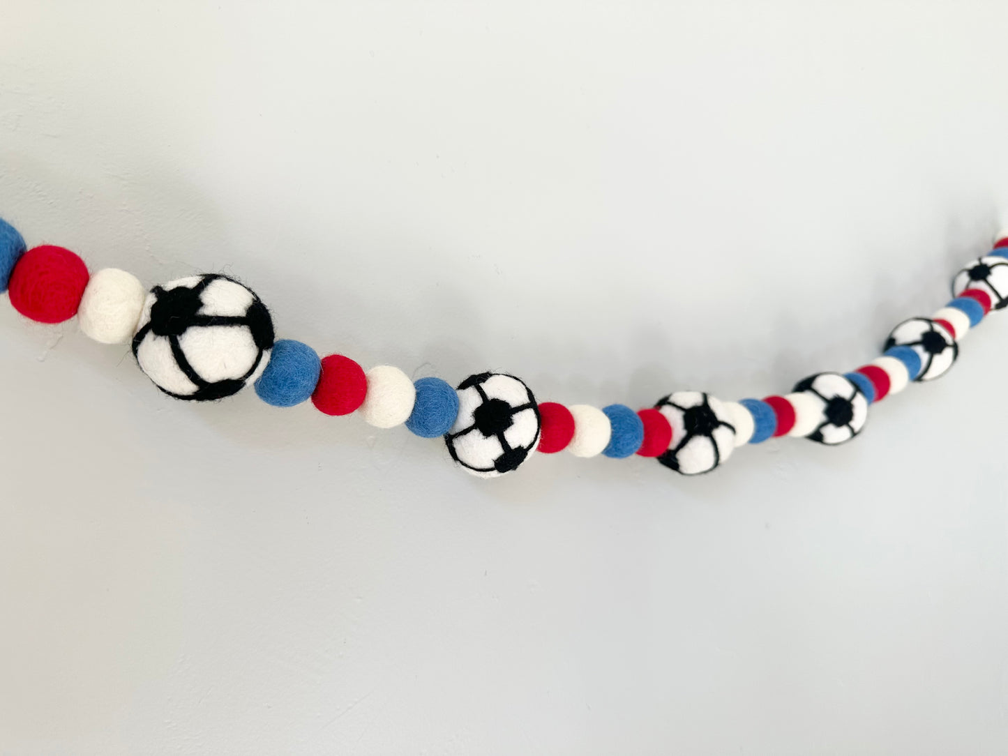 Your Team's Colors Soccer Garland