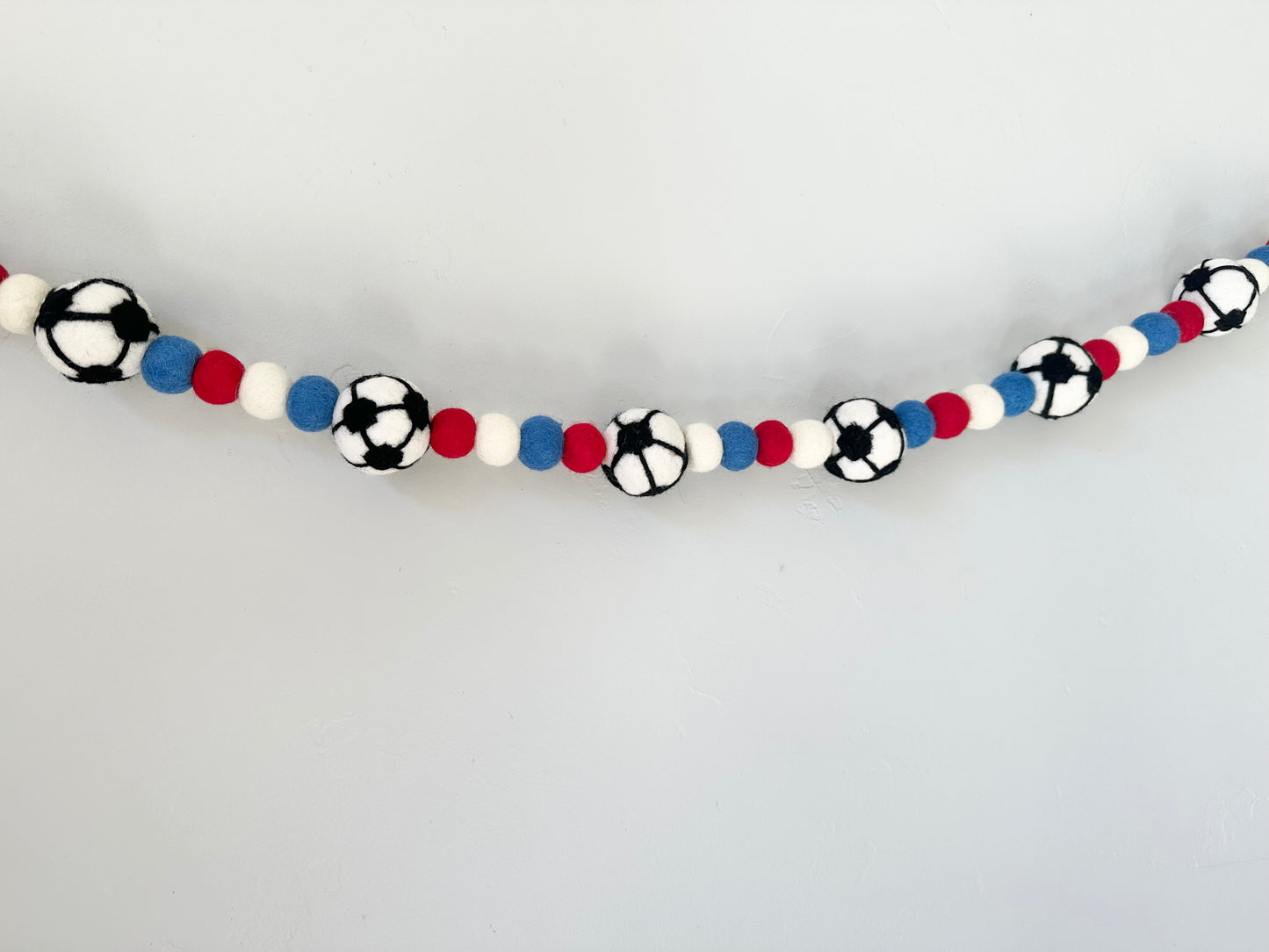 Your Team's Colors Soccer Garland