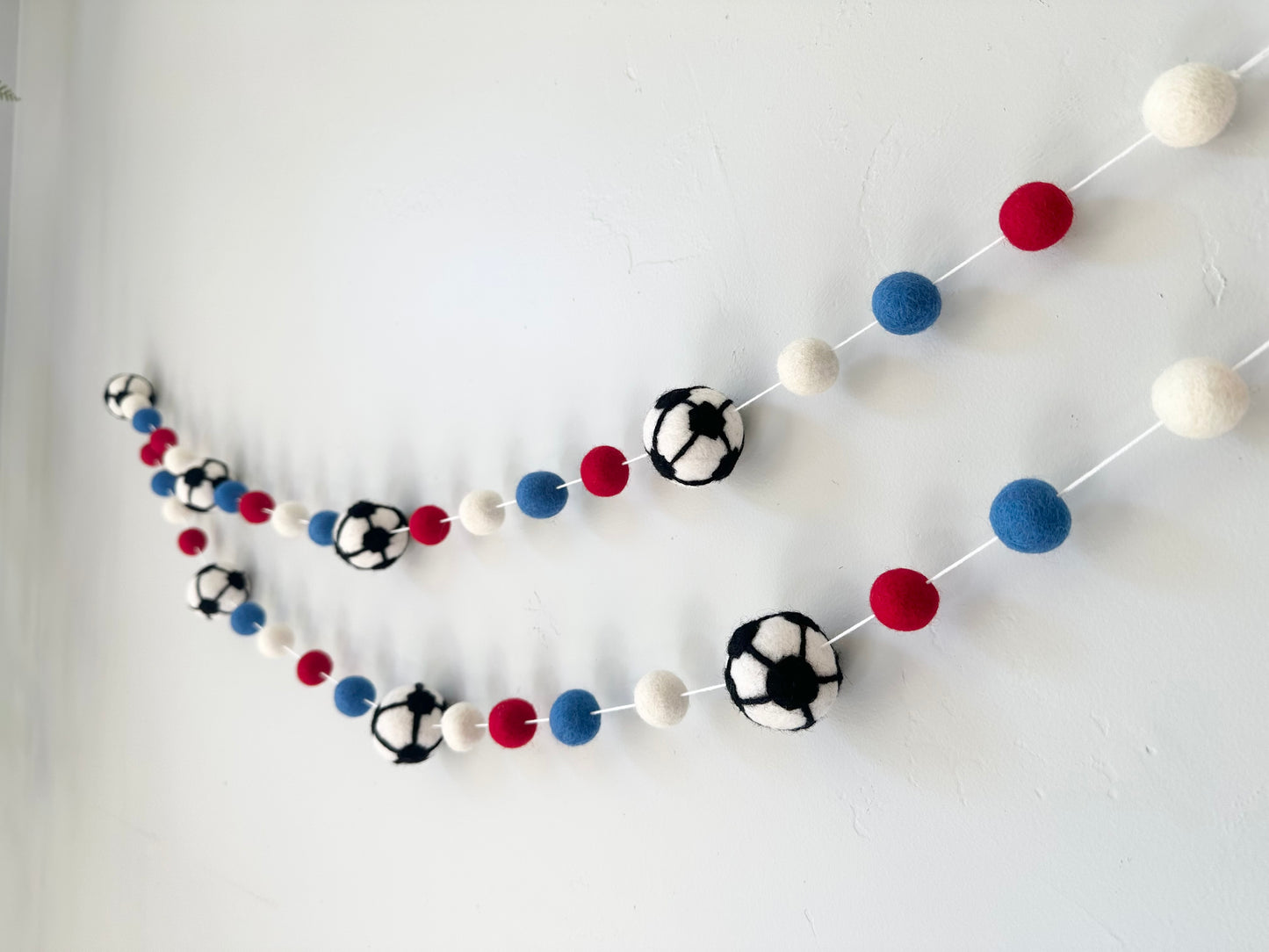 Your Team's Colors Soccer Garland