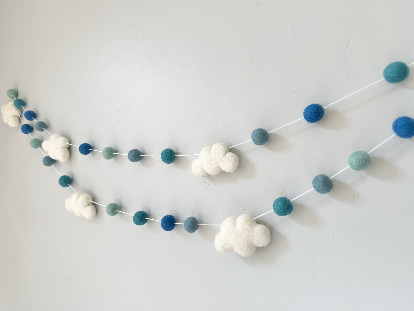 Blue Sky Cloud Garland
