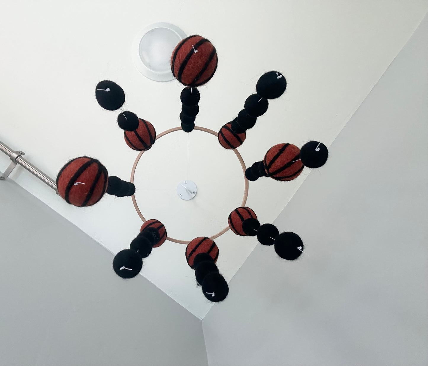 Favorite Team Basketball Ceiling Mobile