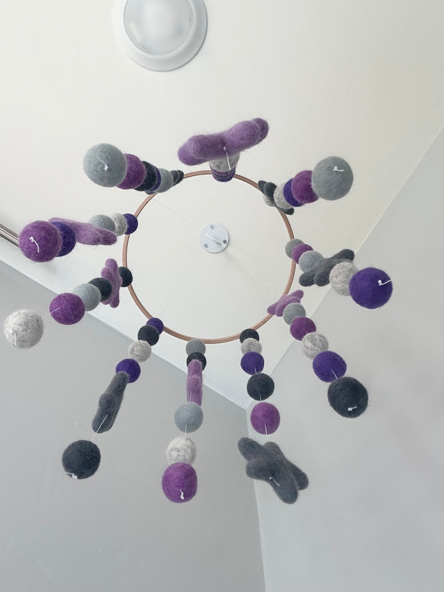 Star Felt Ceiling Mobile