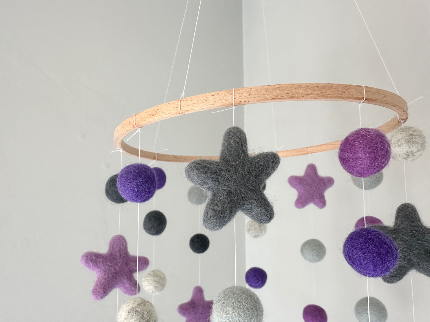 Star Felt Ceiling Mobile
