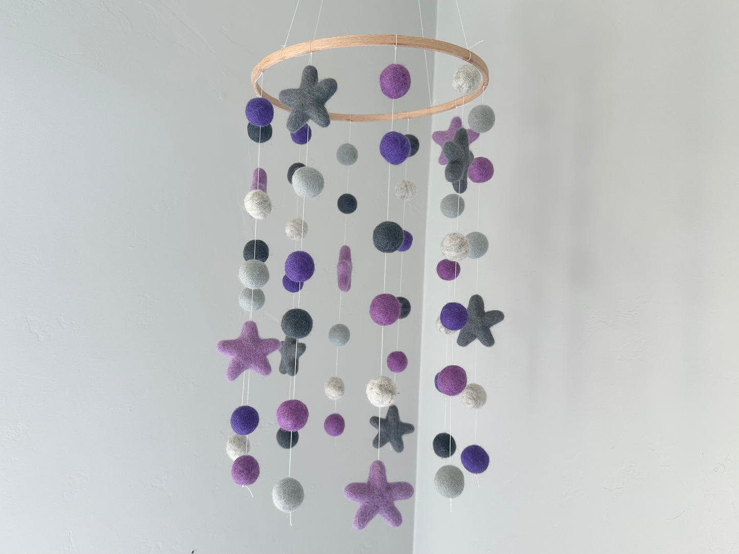 Star Felt Ceiling Mobile