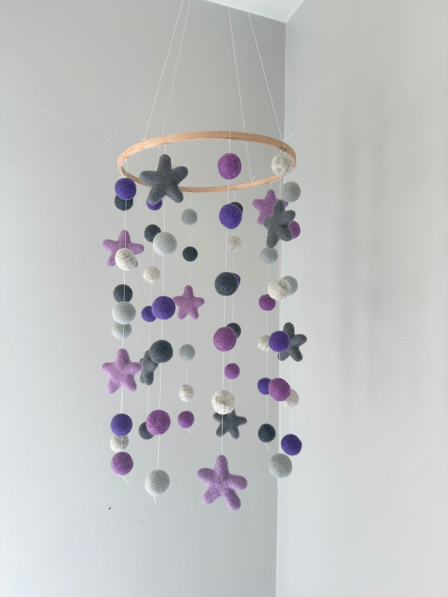 Star Felt Ceiling Mobile