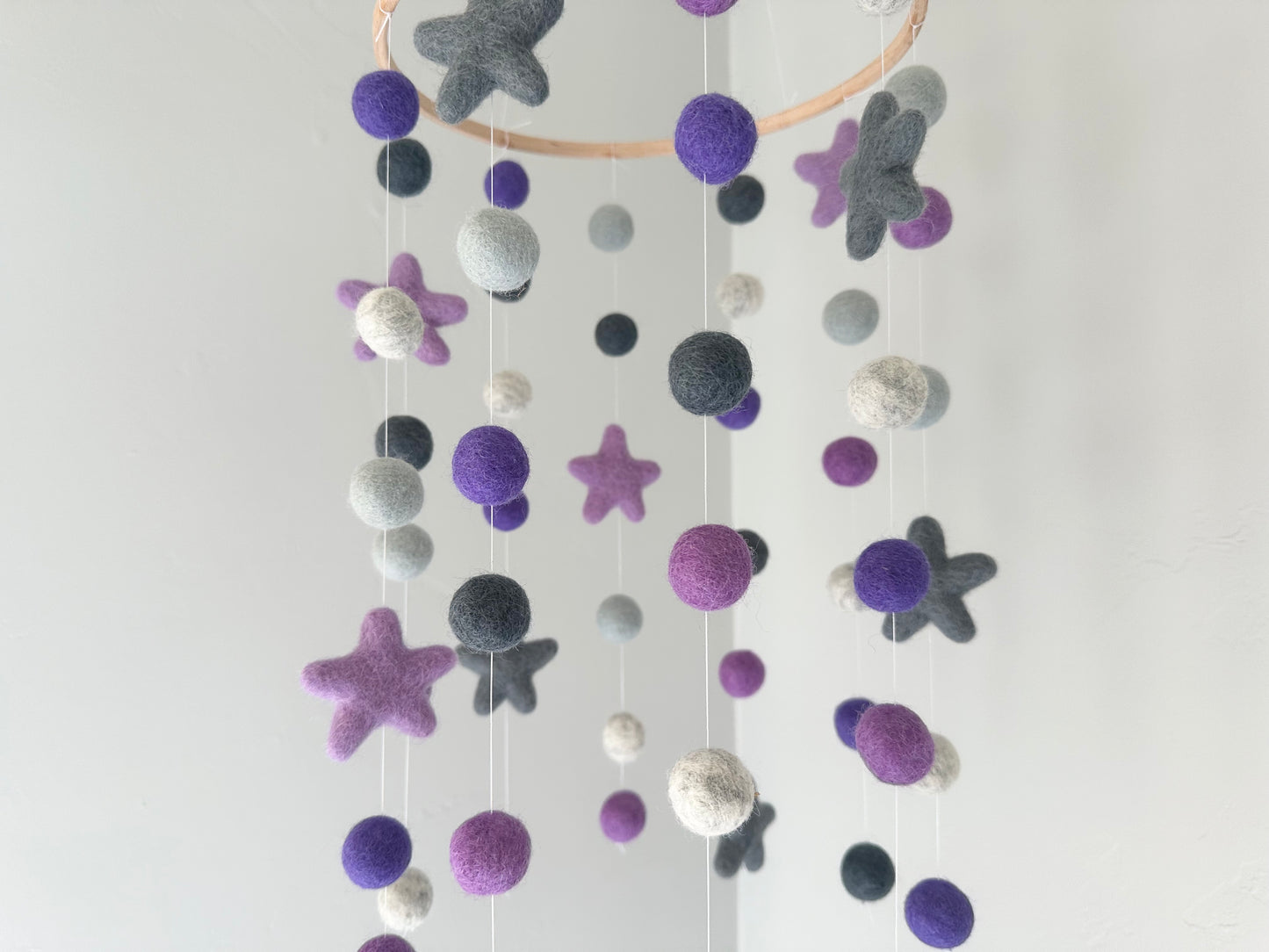 Star Felt Ceiling Mobile