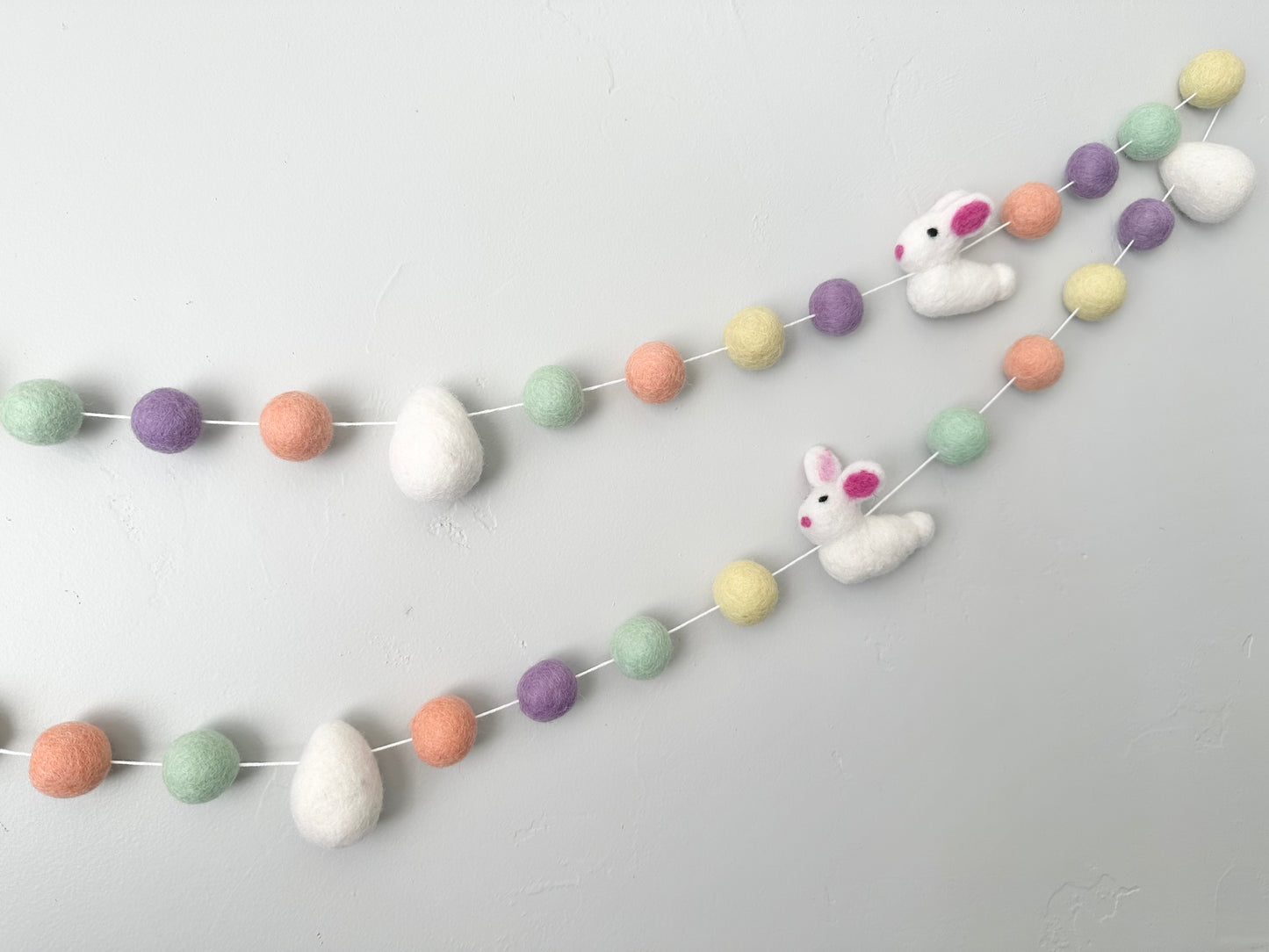 Easter Bunny with Easter Eggs Garland