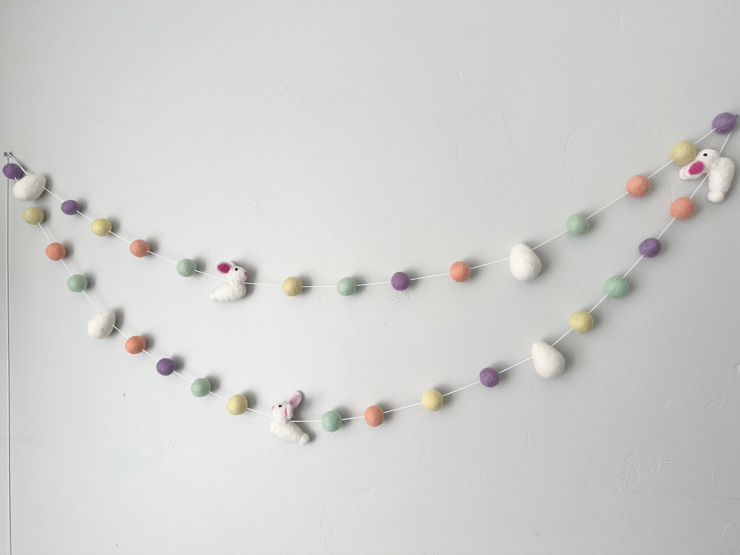 Easter Bunny with Easter Eggs Garland