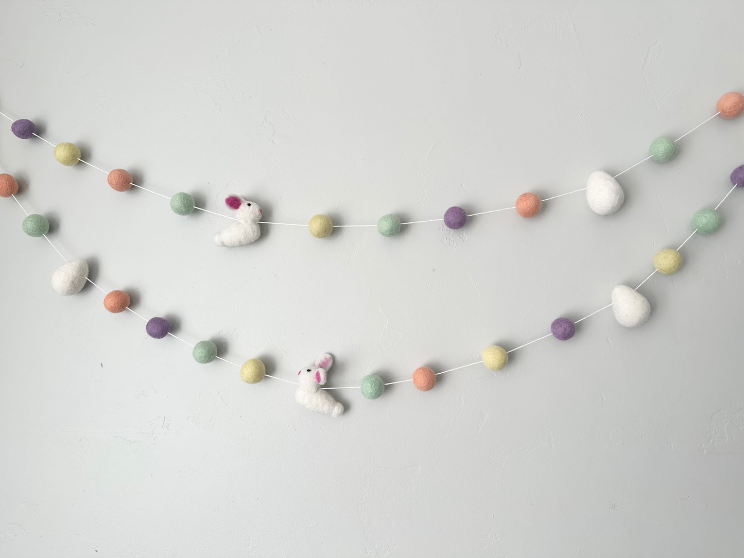 Easter Bunny with Easter Eggs Garland