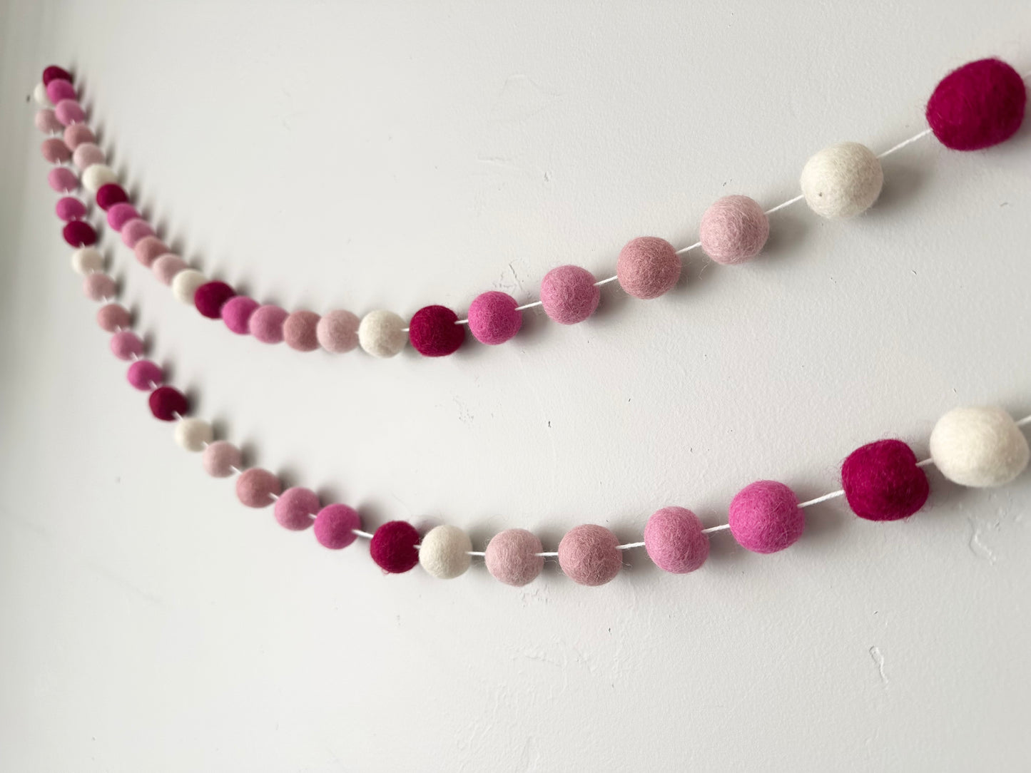 Gradient of Pinks Garland
