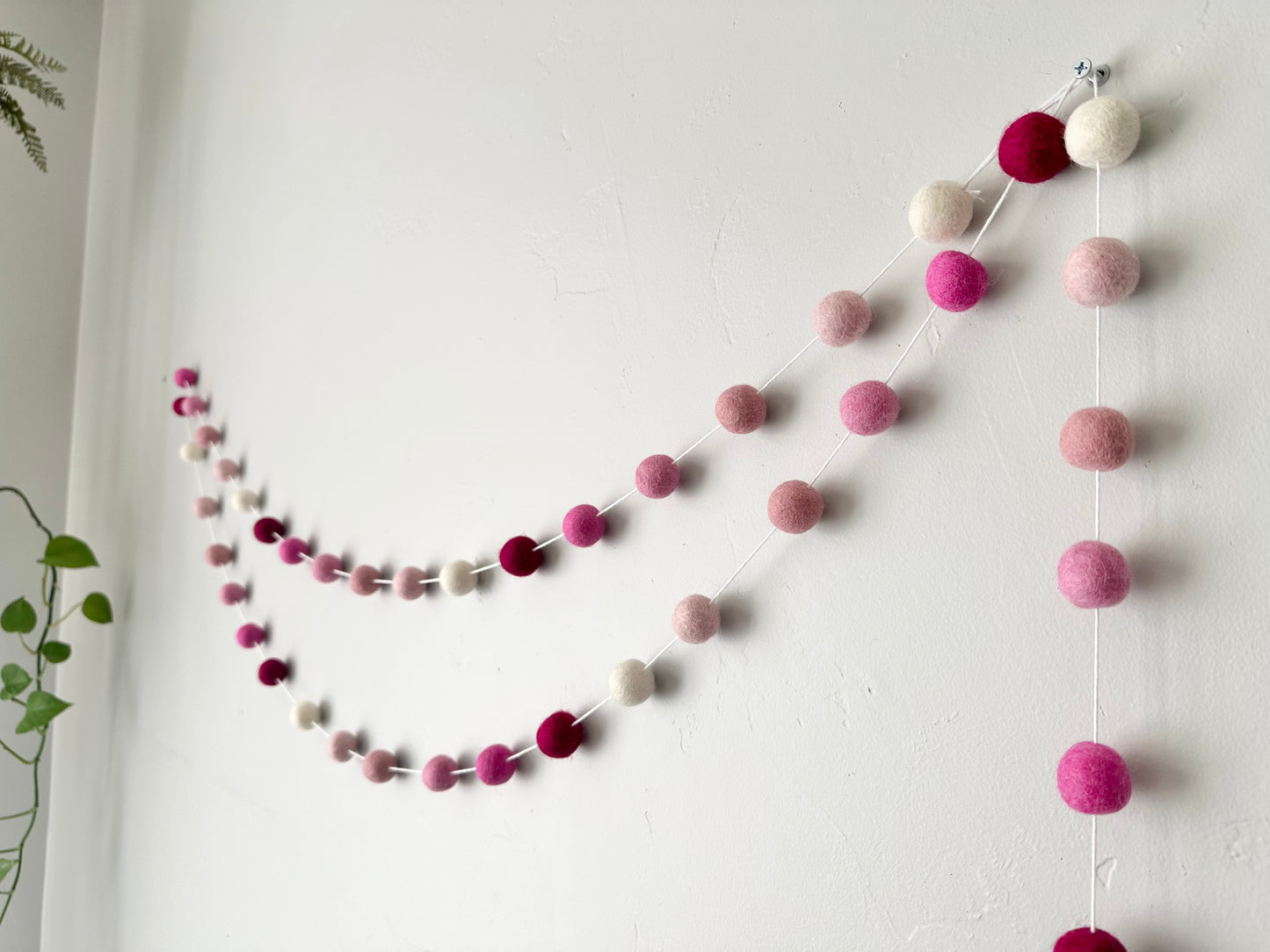 Gradient of Pinks Garland