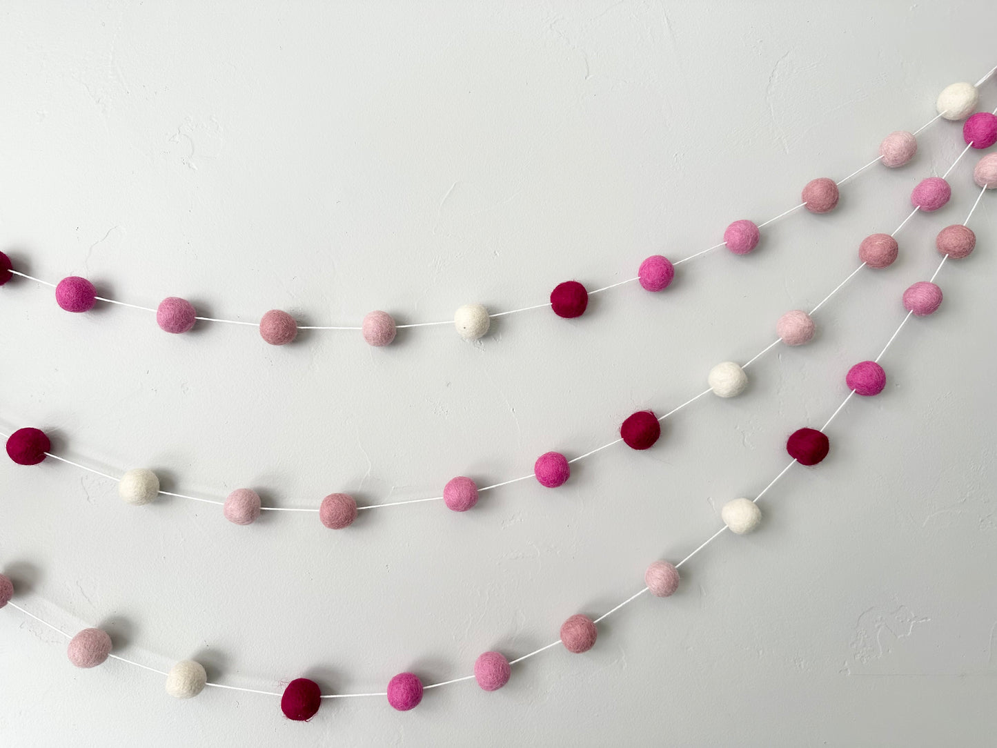 Gradient of Pinks Garland