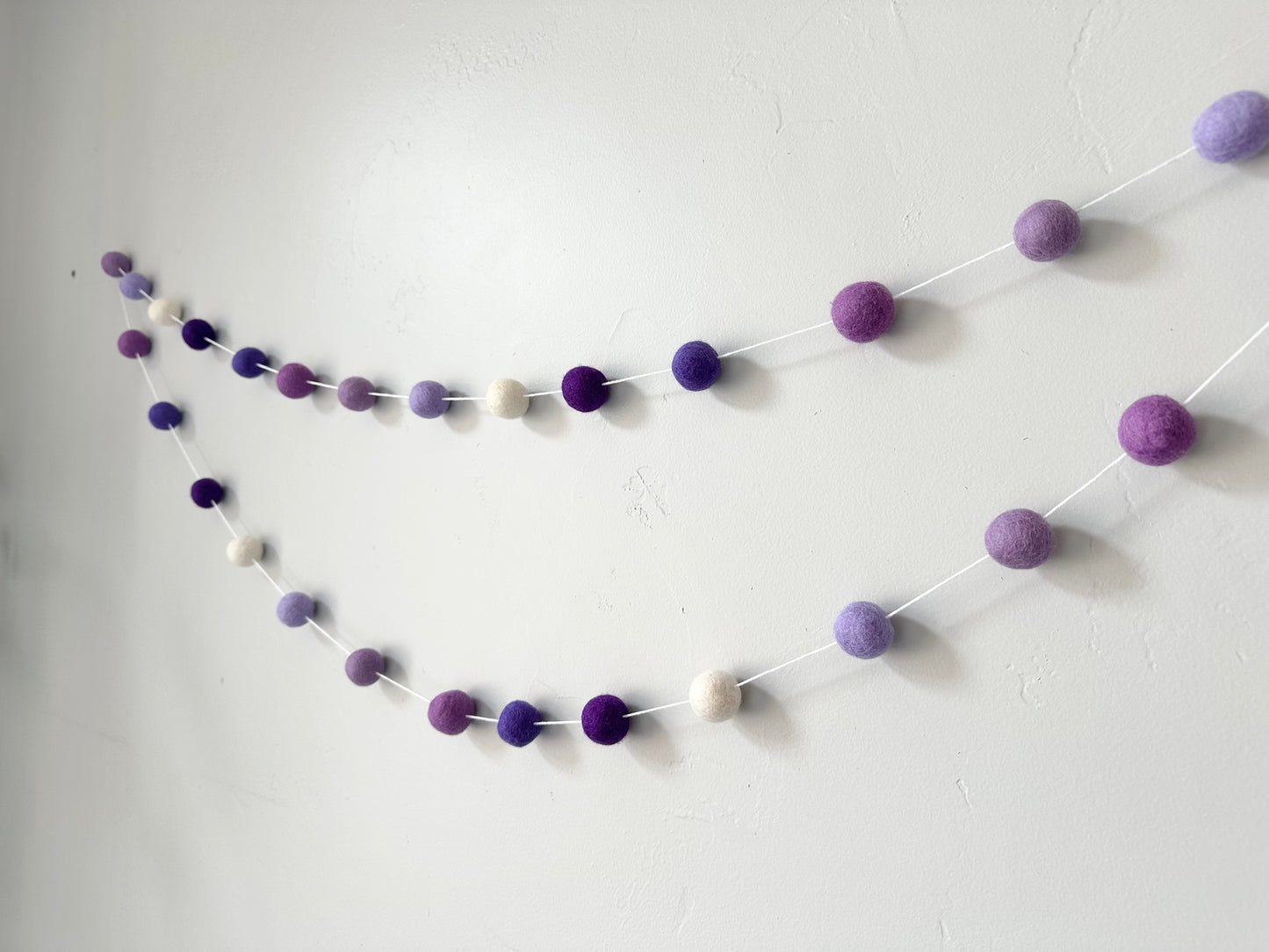 Gradient of Purples Garland