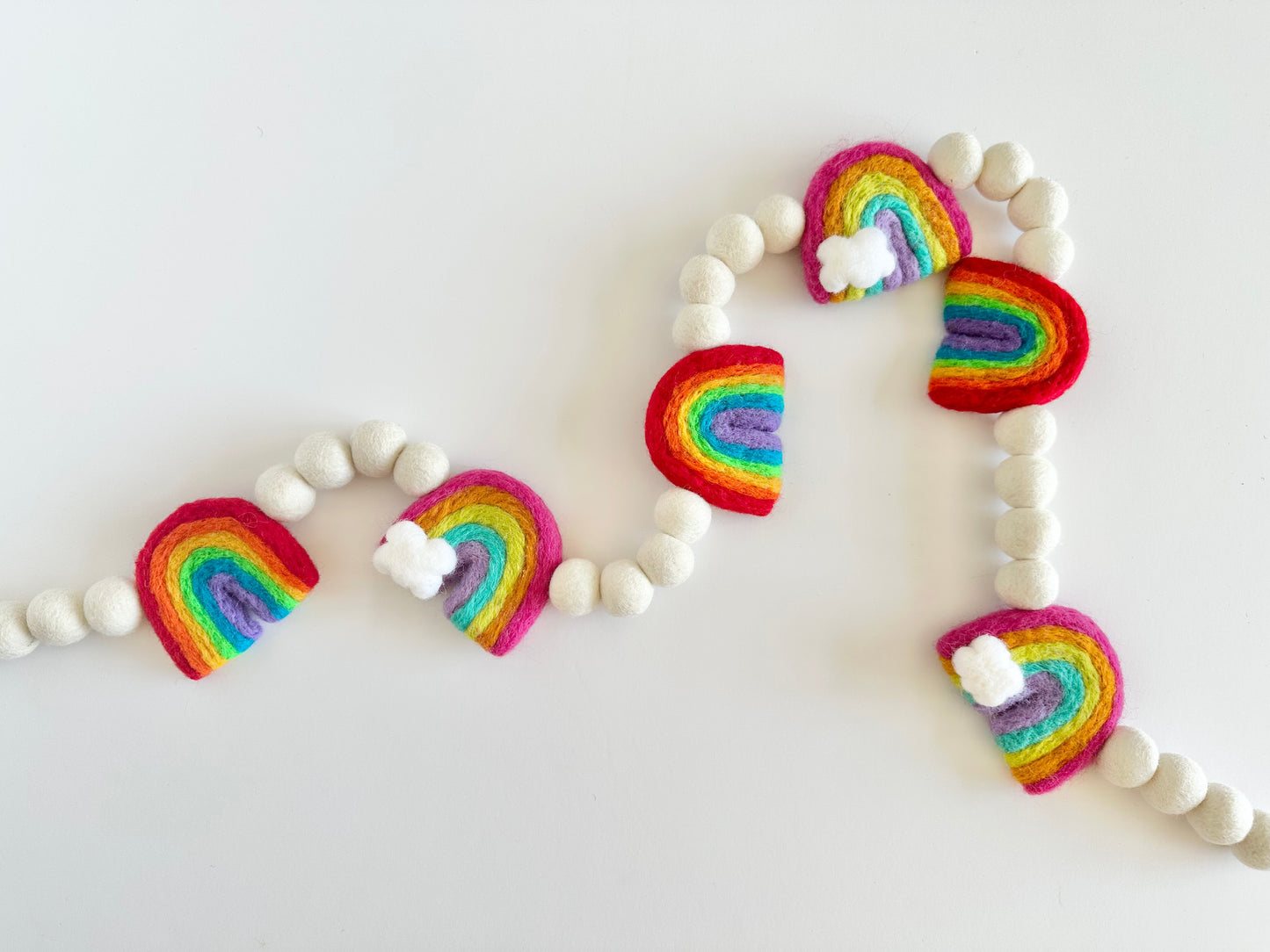 Rainbows w/ White Garland
