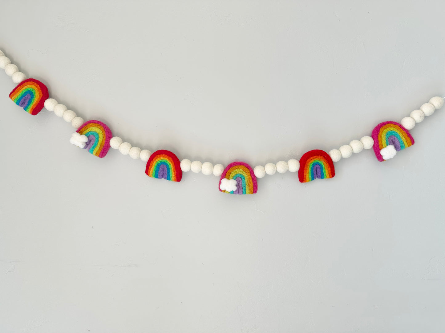 Rainbows w/ White Garland