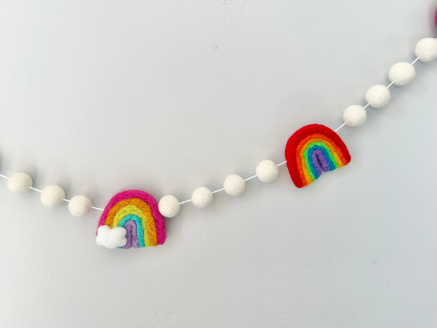Rainbows w/ White Garland