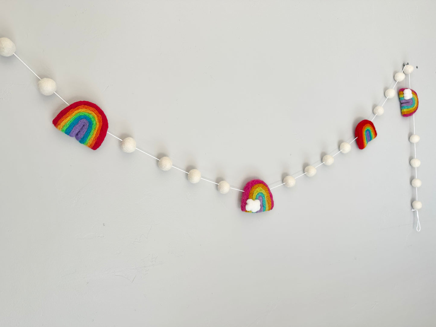 Rainbows w/ White Garland