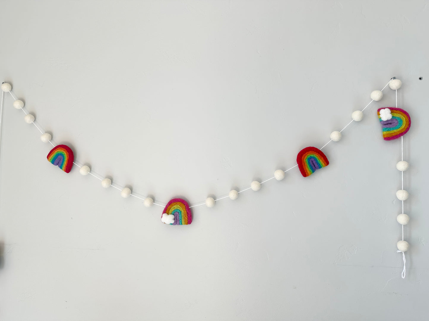 Rainbows w/ White Garland