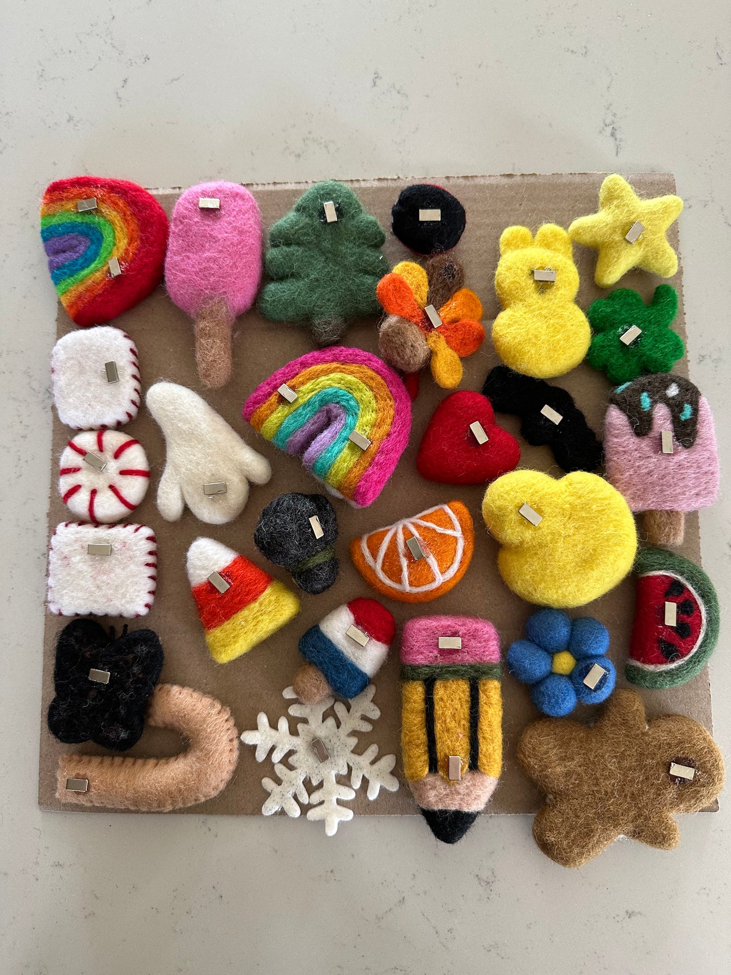 Felted Magnets