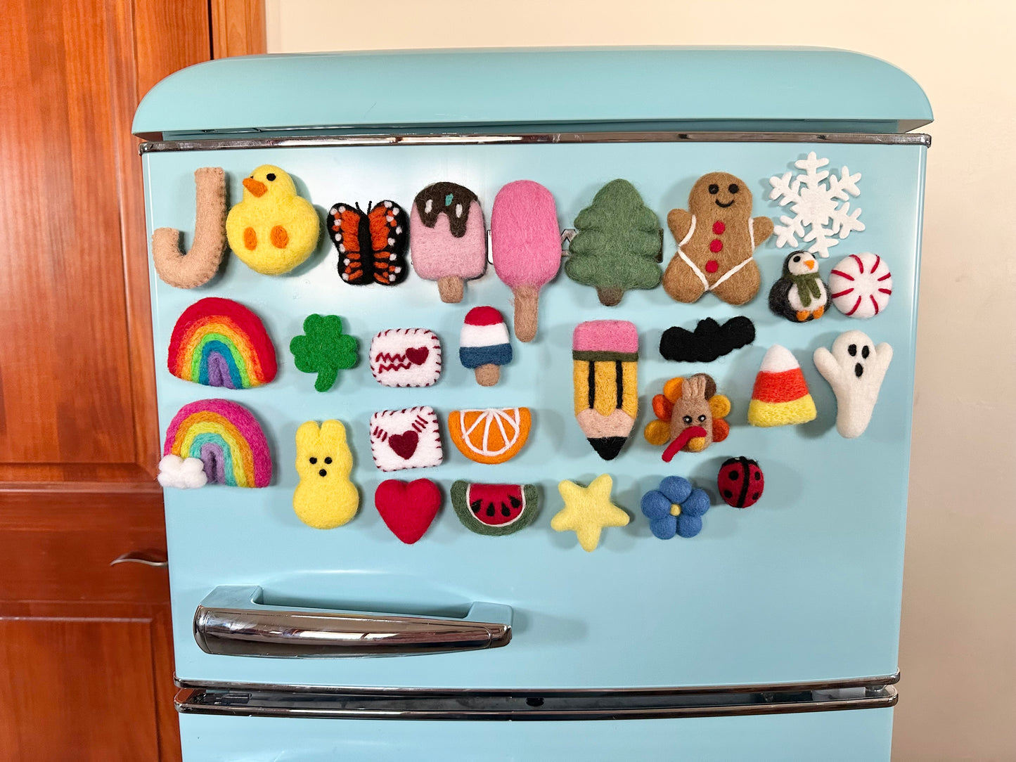 Felted Magnets