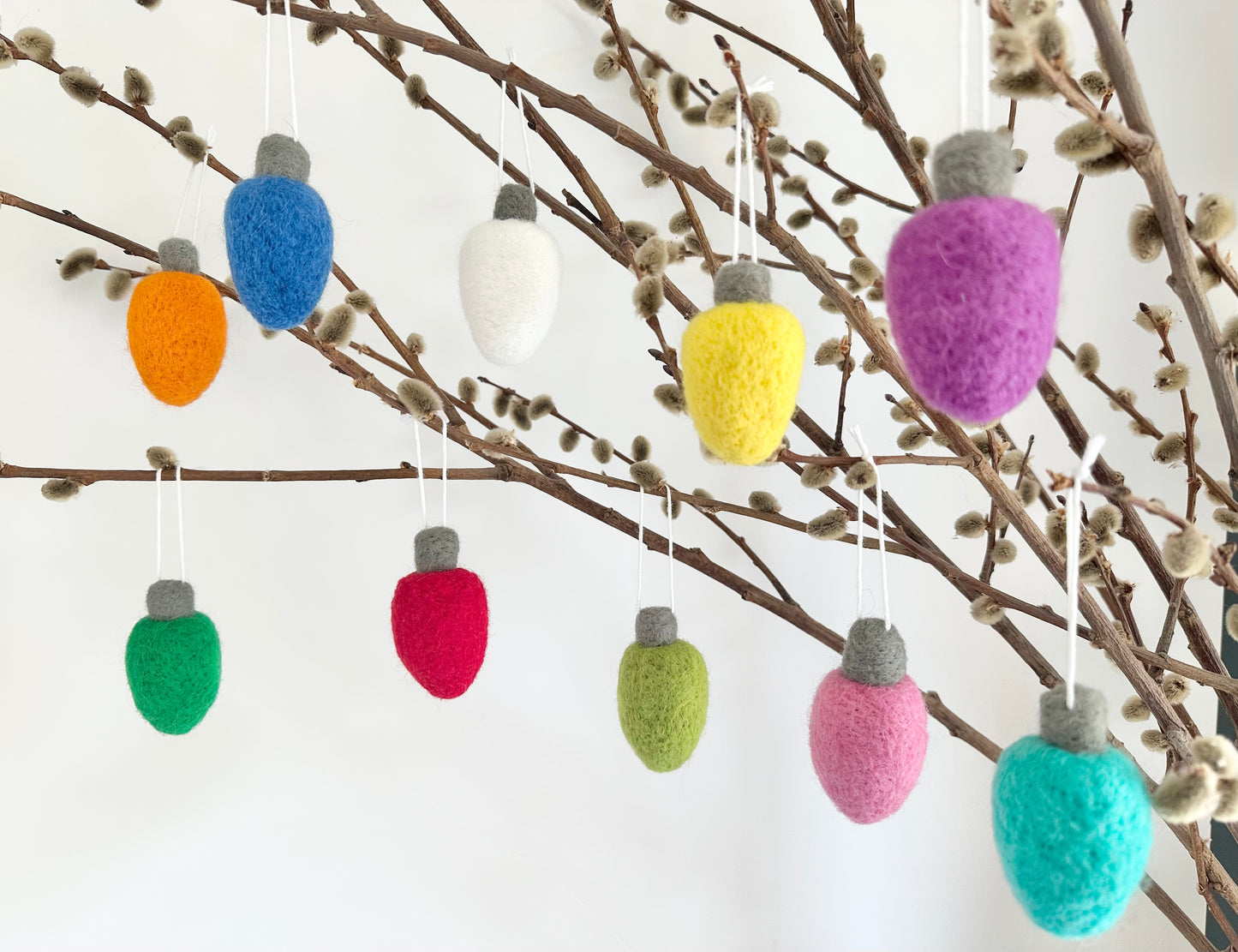 Christmas Lightbulb Ornaments