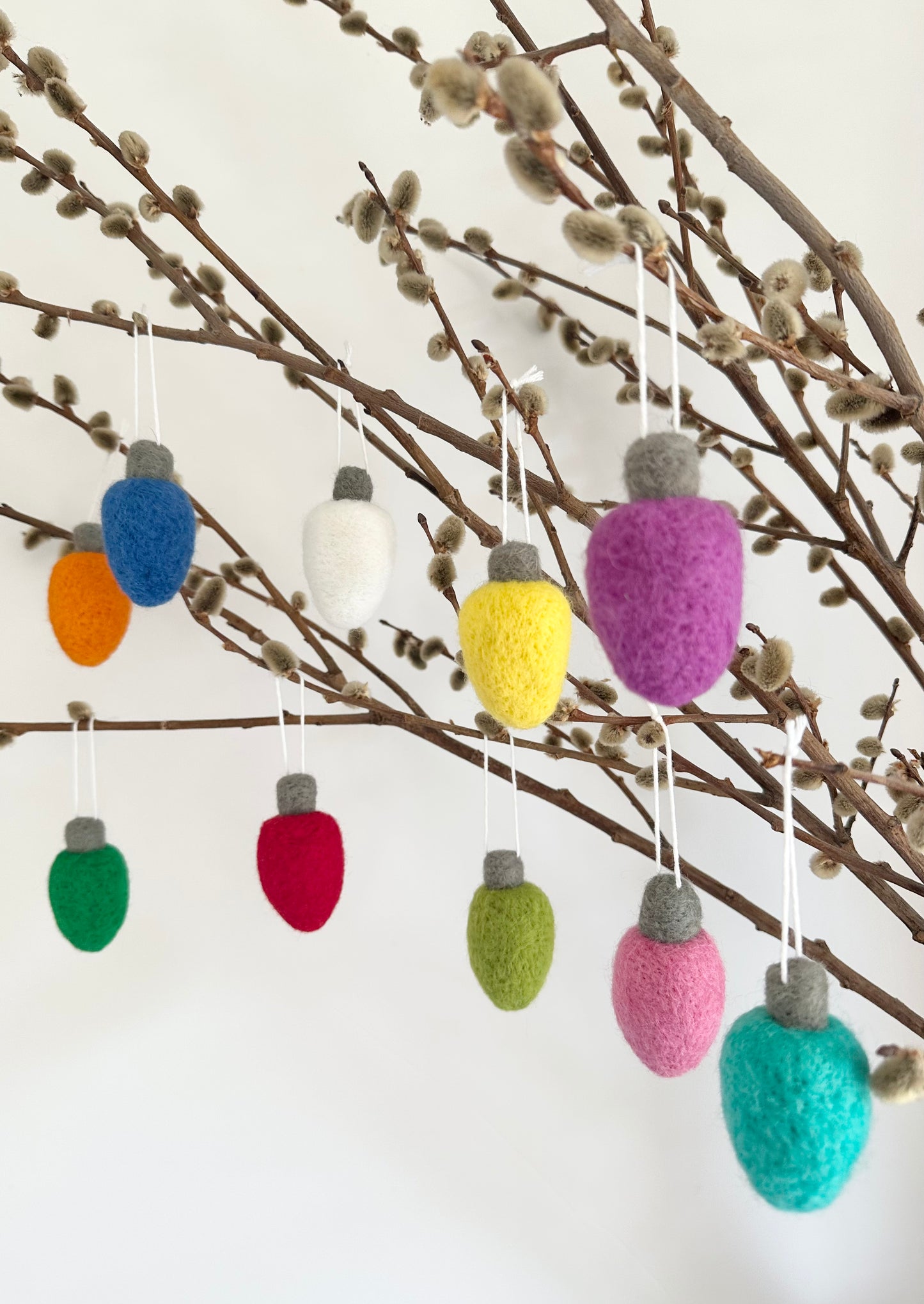 Christmas Lightbulb Ornaments