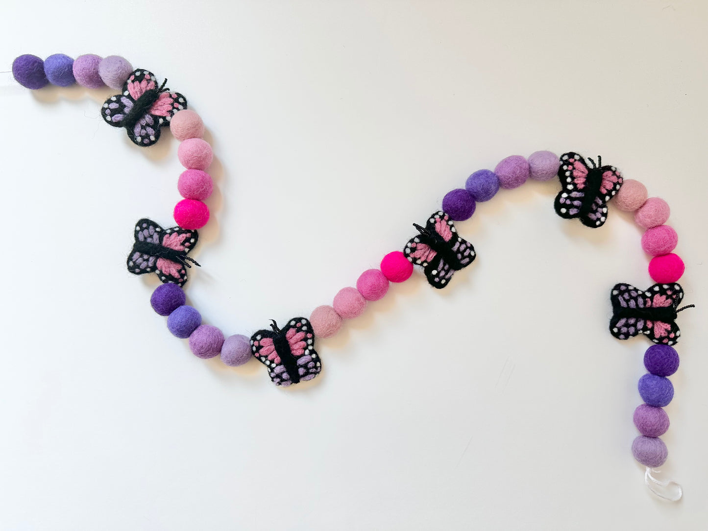 Pink/Lilac Ombre Butterfly Garland