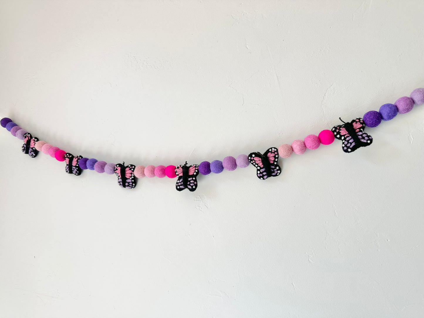 Pink/Lilac Ombre Butterfly Garland