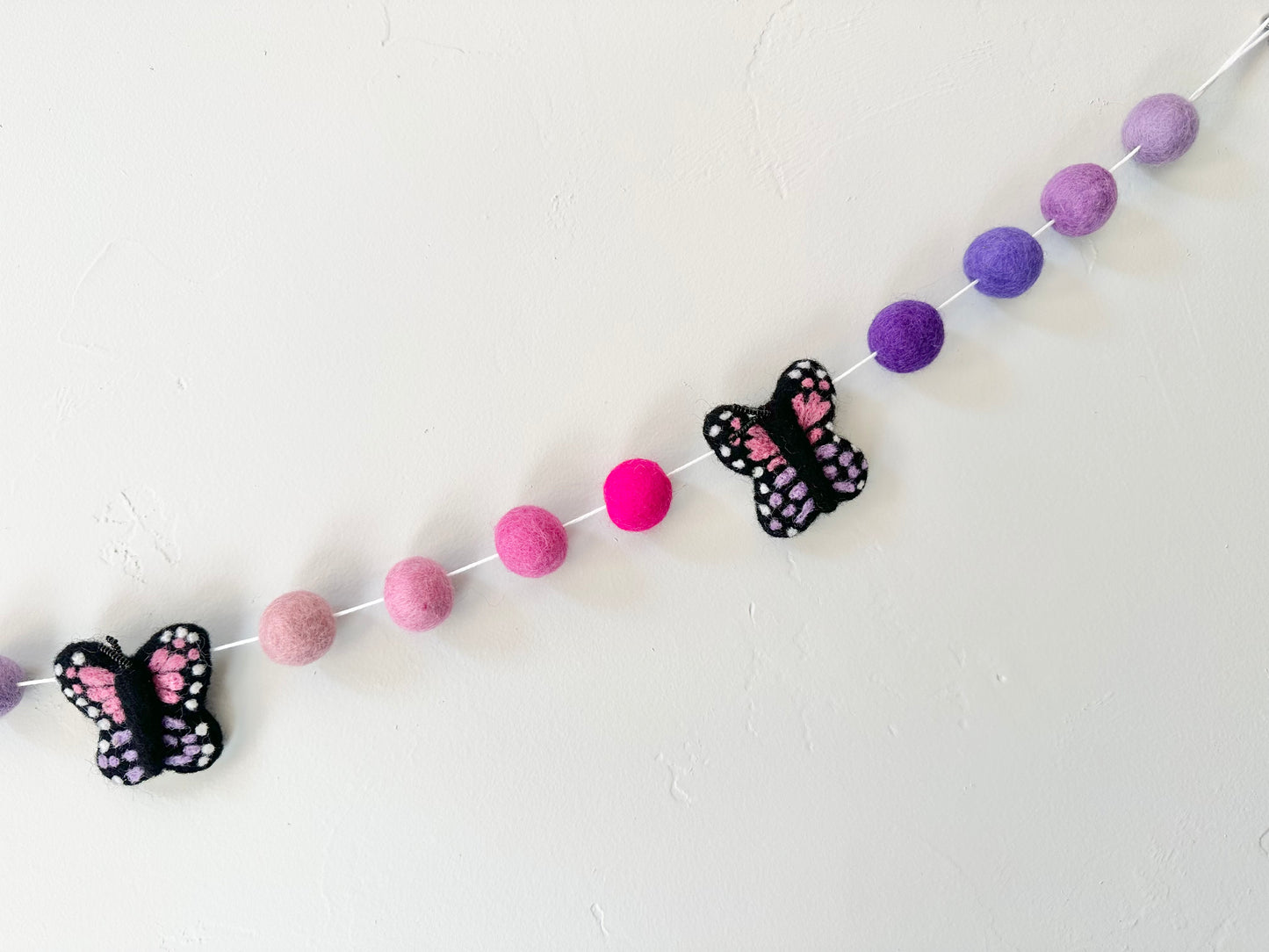 Pink/Lilac Ombre Butterfly Garland