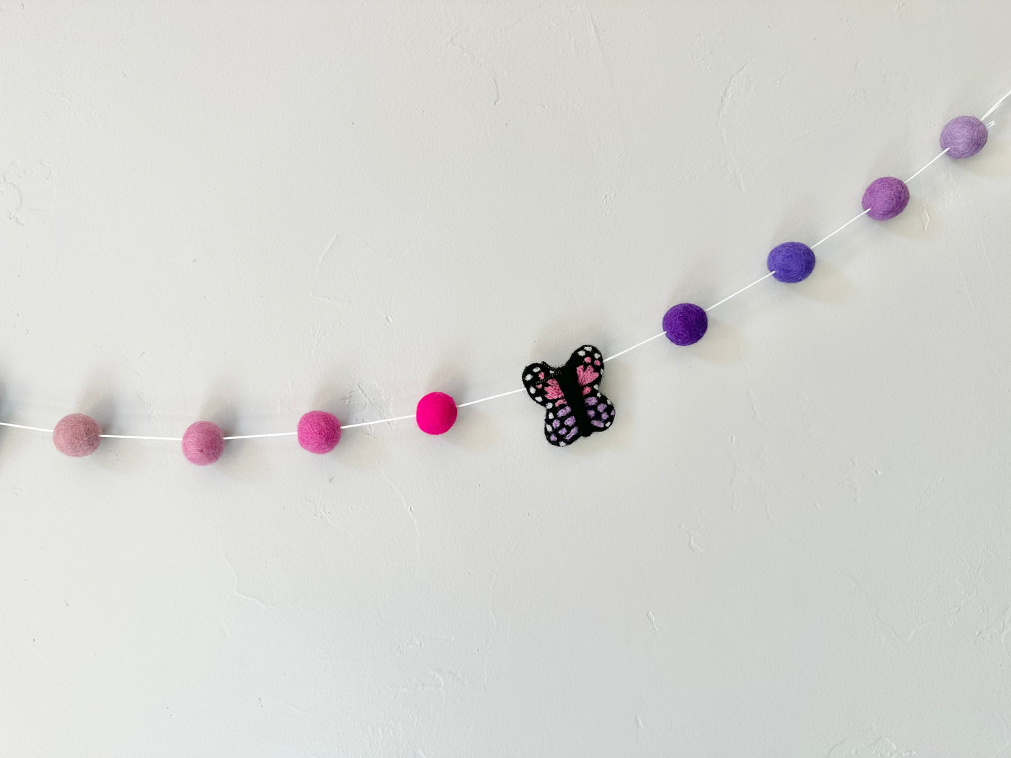 Pink/Lilac Ombre Butterfly Garland