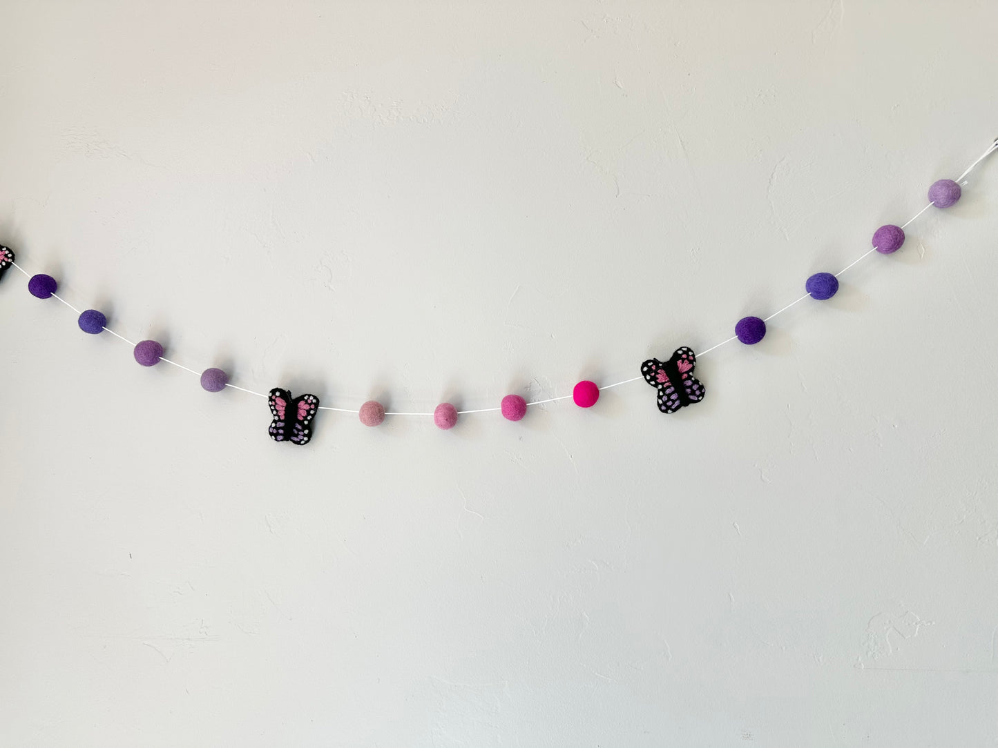 Pink/Lilac Ombre Butterfly Garland