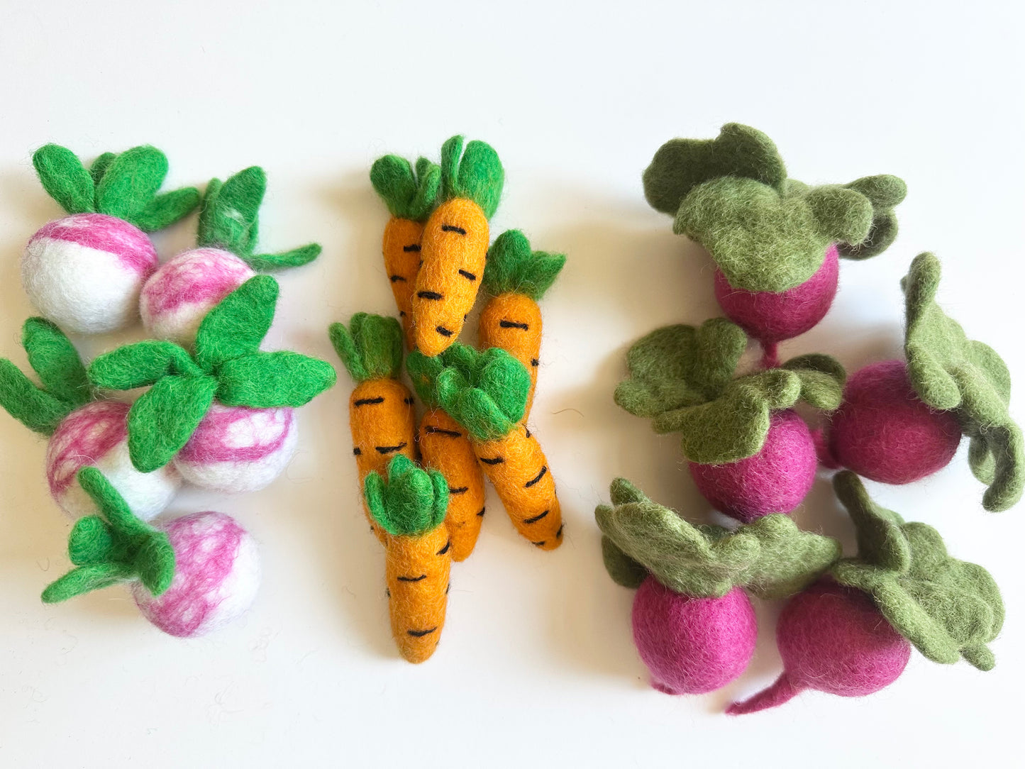 Felted Vegetables