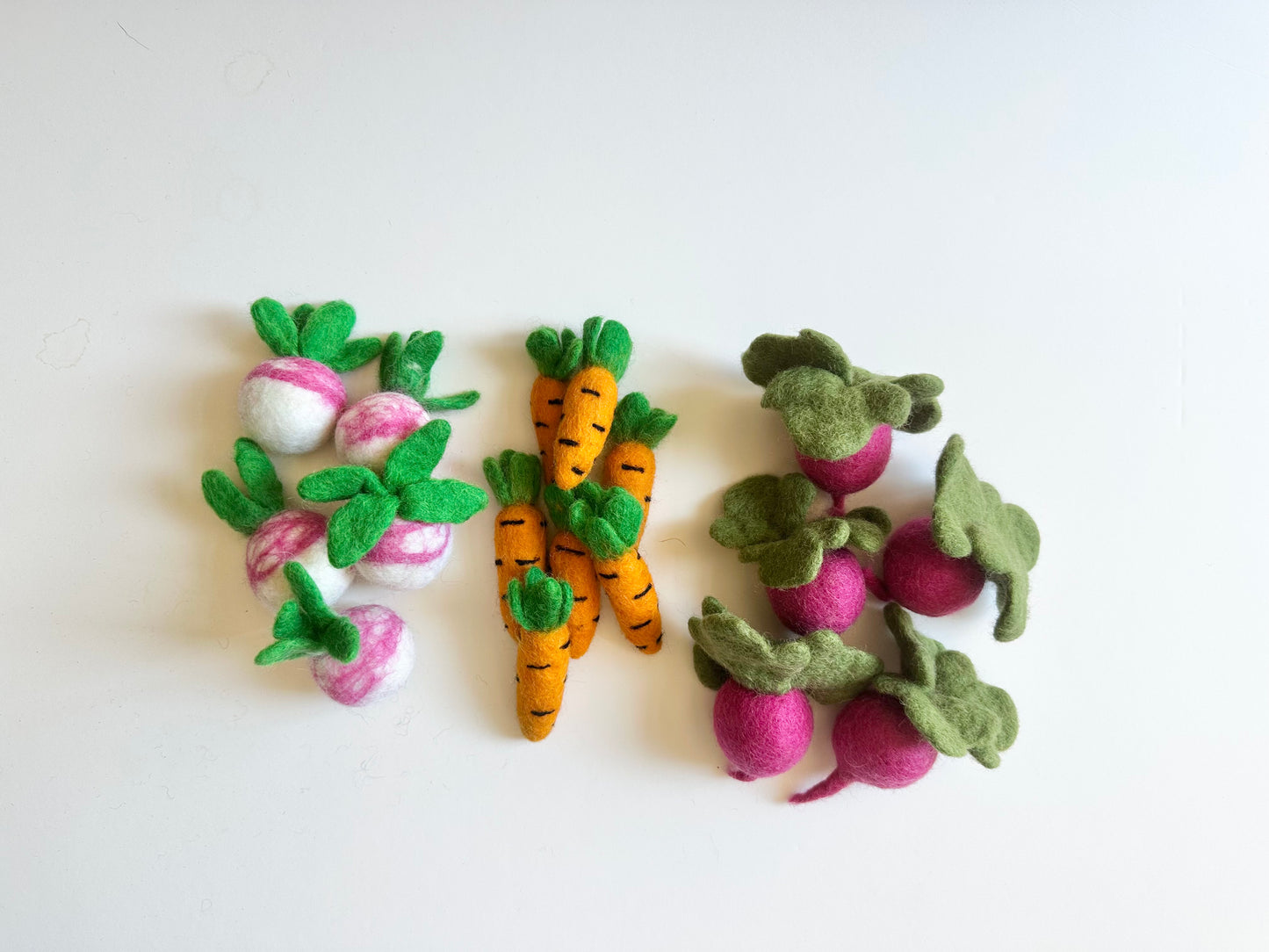 Felted Vegetables