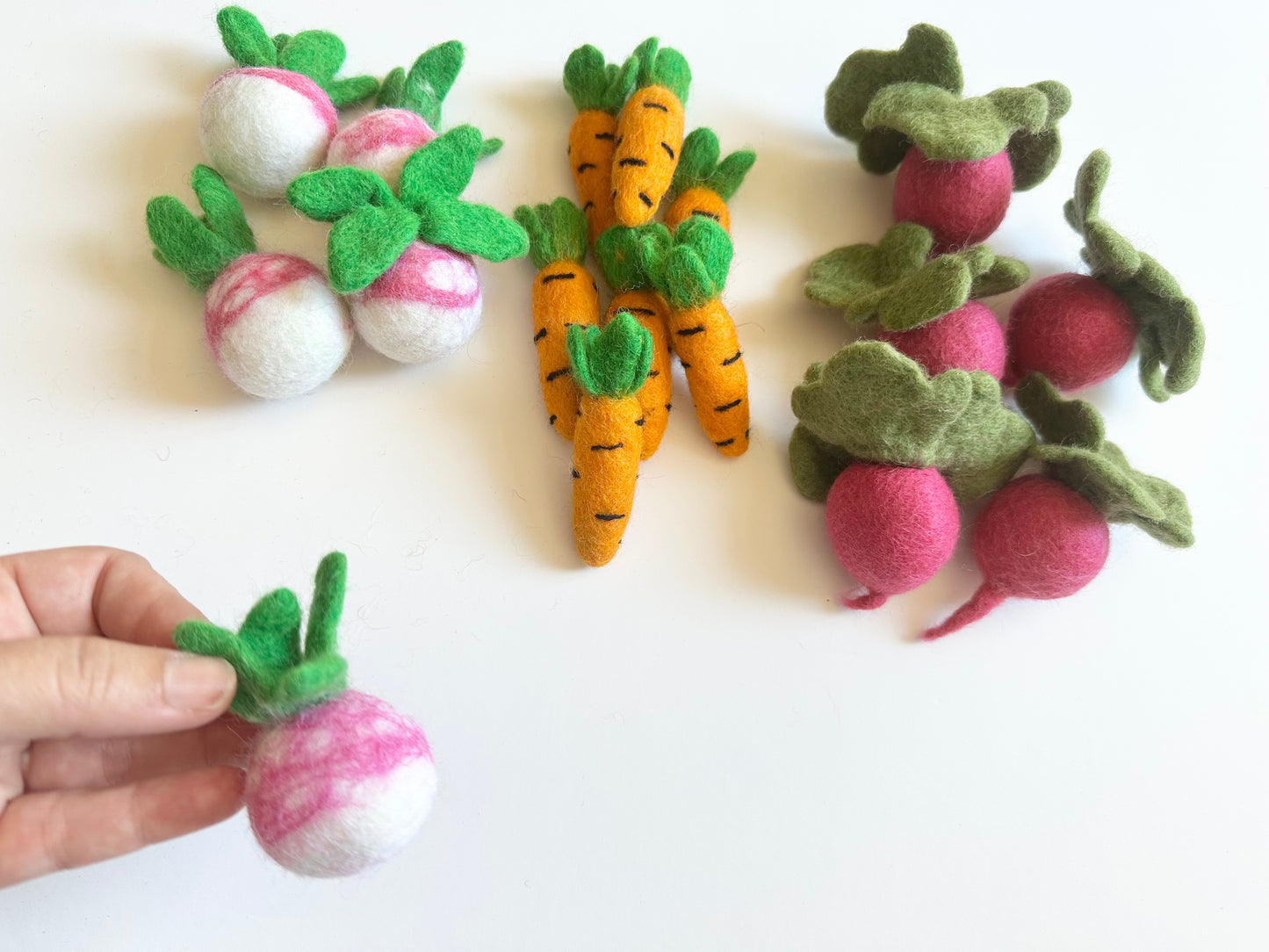 Felted Vegetables